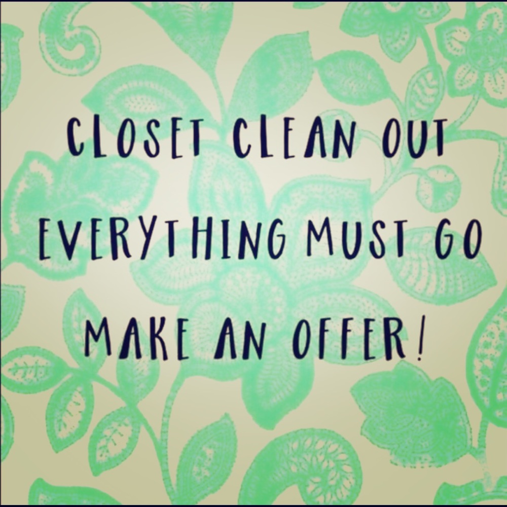 Closet clean out!
